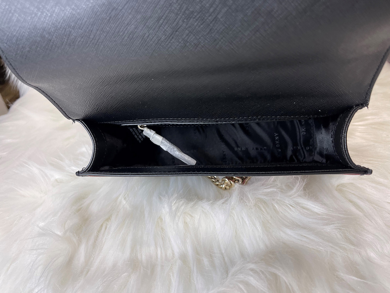 DKNY Elissa crossbody bag with lock charm detail